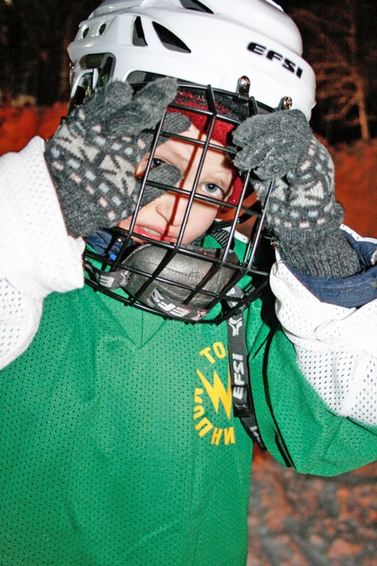 Неделя детского хоккея в Томске. Тренировка на 