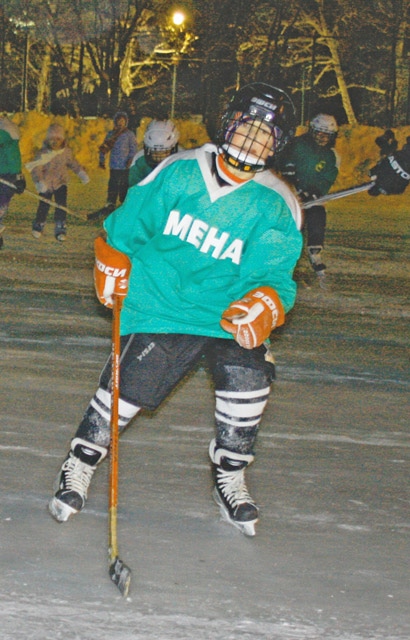 Неделя детского хоккея в Томске. Тренировка на 