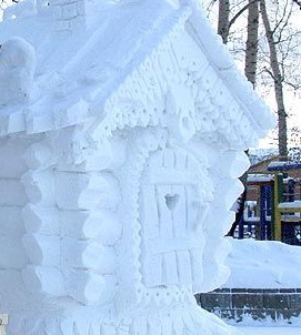 Снежная скульптура