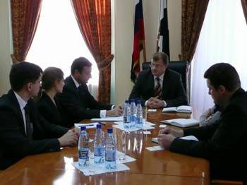 Н. Николайчук на встрече с представителями ЕБРР