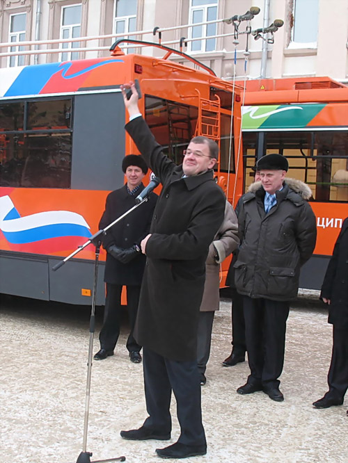 Н.николайчук дает символический старт программе