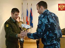 Награждение лучших начкараула, УФСИН
