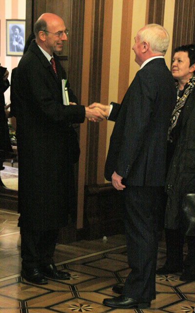 Встреча В. Кресса и Б. Кромбрюгге