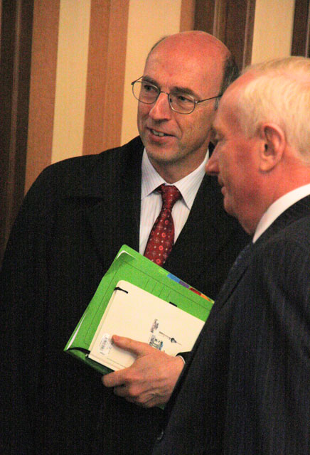 Встреча В. Кресса и Б. Кромбрюгге