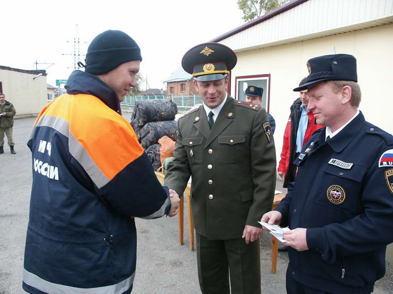 Фото из архива И. Темерева ( областные соревнования смен спасателей, осень 2008 г.)