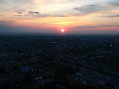 Рассвет над Томском