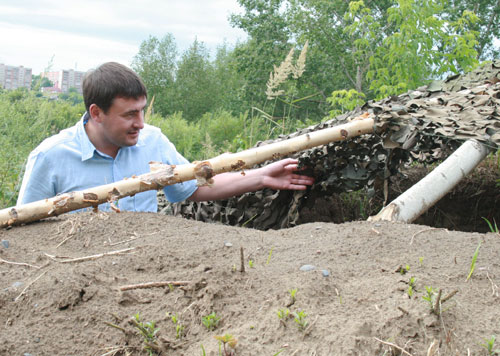 Окопы для Зарницы