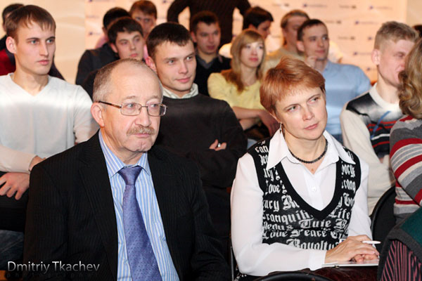 Участники встречи (Н. Погодаев, Администрация Томской области, Е. Уткина, Дума Томска)