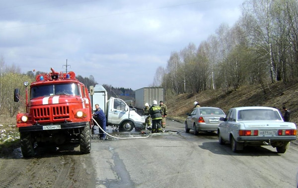 Авария под Семилужками Газель столкнулась с КАМАЗом. Томский Обзор