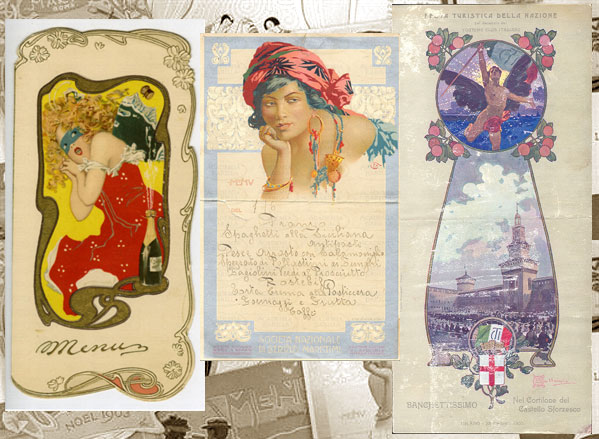 Меню из коллекции библиотеки Академии Барилла