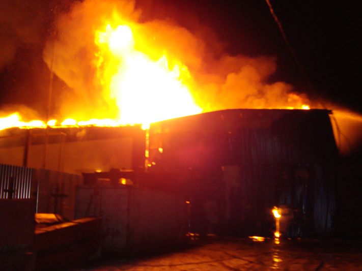 Пожар на Мостовой