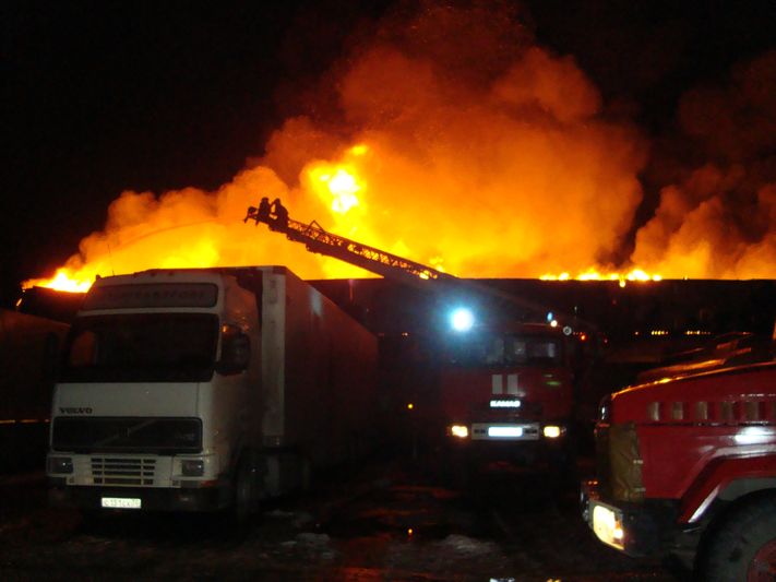 Пожар на Мостовой