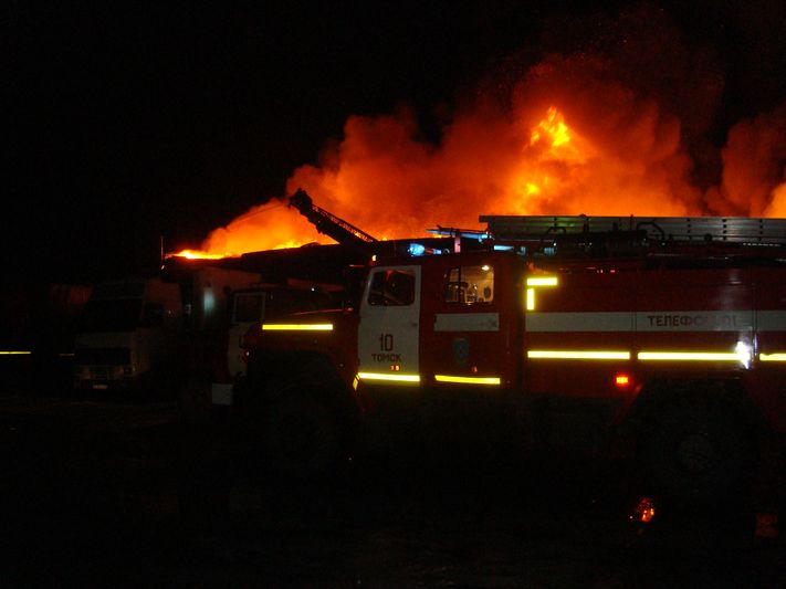 Пожар на Мостовой