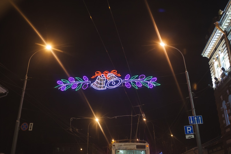 Город, Новый год ❄, Томские новости, иллюминация оформление праздник новый год украшение В Томске тестируют новогоднюю иллюминацию