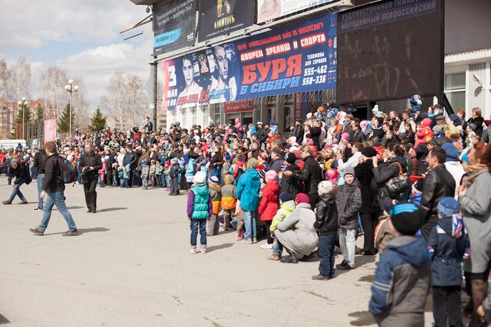 Парад пожарной техники