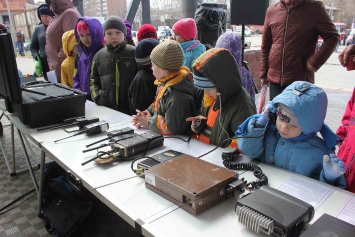 Парад пожарной техники