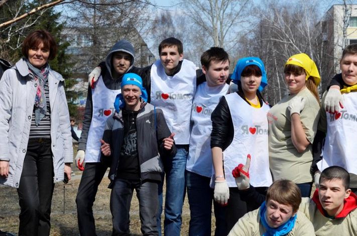 Cубботник в Ленинском районе