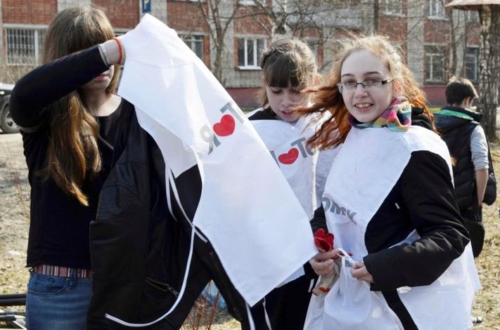 Cубботник в Ленинском районе