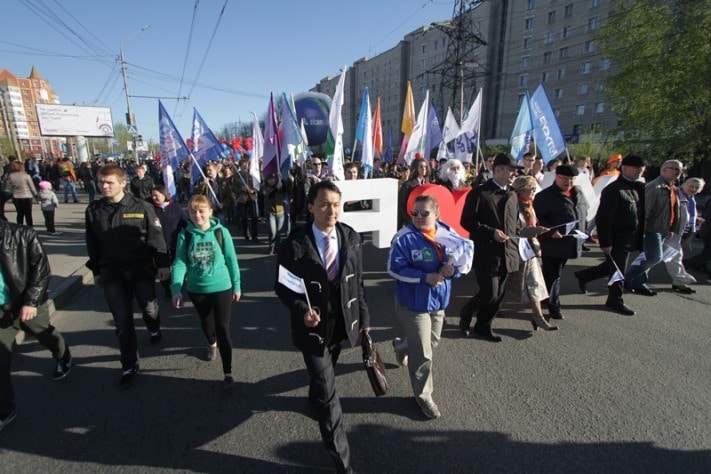 ТУСУР шествие