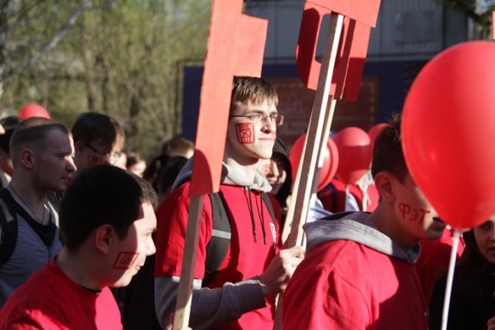 ТУСУР шествие