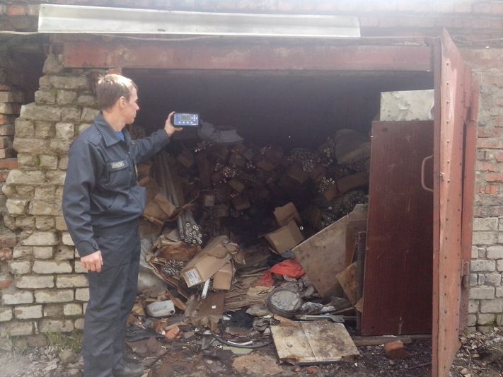 Лампы в гараже