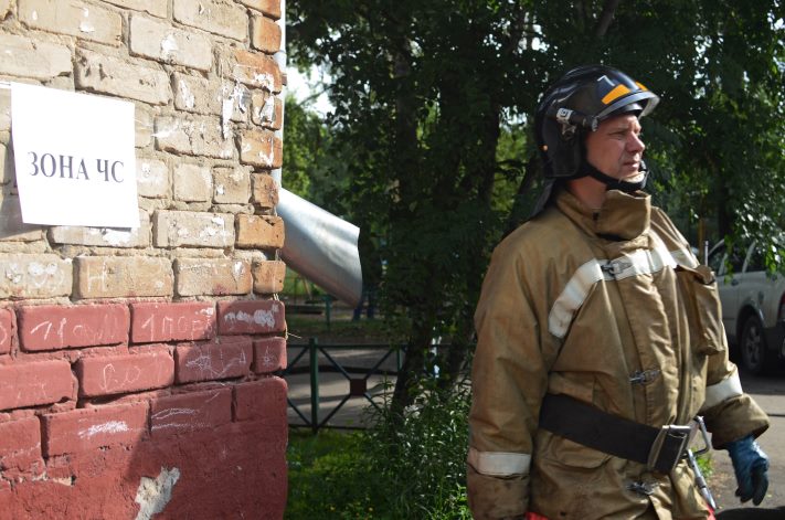 Учения взрыв газа