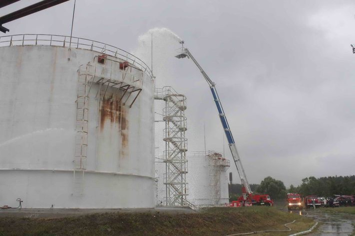 Учения пожарнефтяники