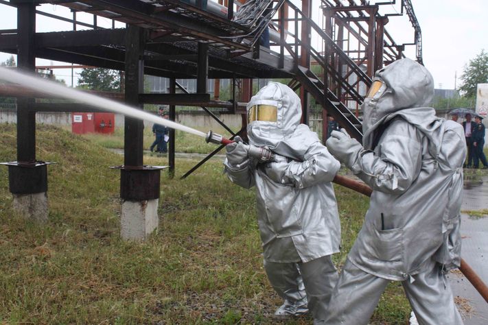 Учения пожарнефтяники