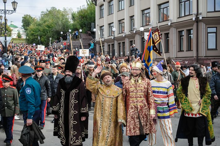 Народные гуляния Томск-2014