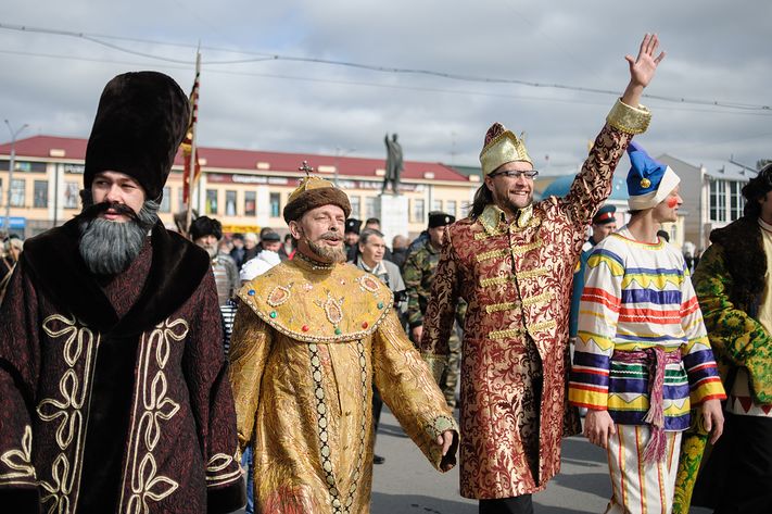 Народные гуляния Томск-2014