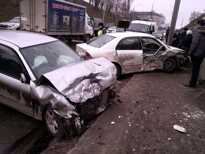 ДТП гололёд