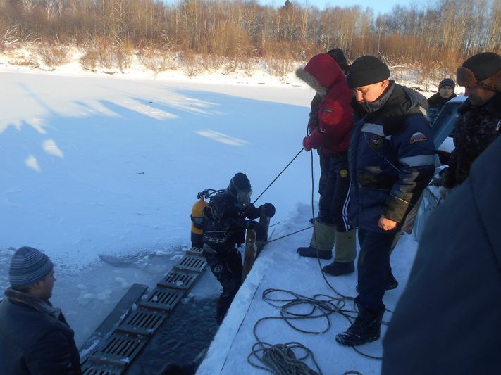 Водолазные работы в Моряковском затоне