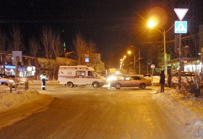 ДТП с участием скорой помощи