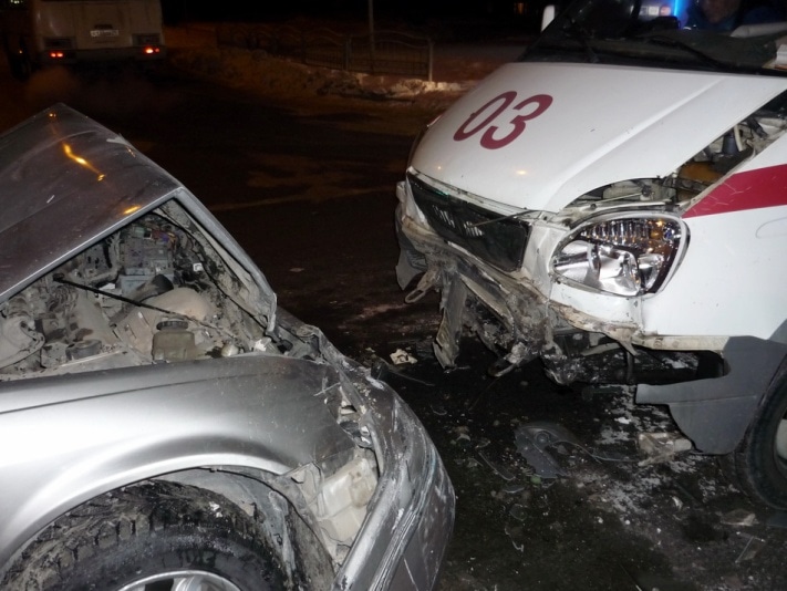 ДТП с участием скорой помощи