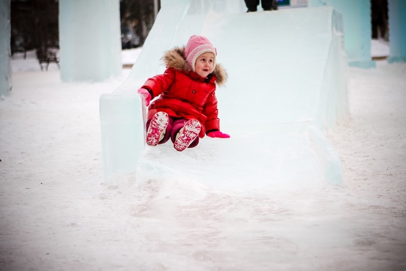 Ледовый городок на Новособорной