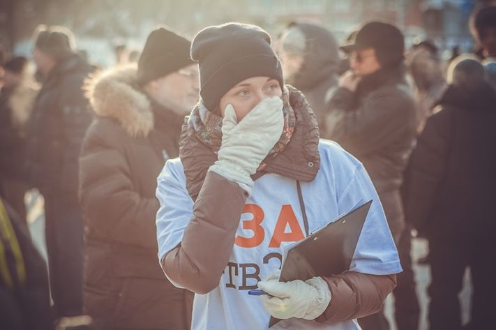 Митинг ТВ-2 1 февраля 