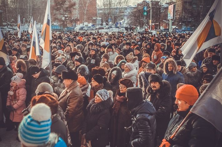 Митинг ТВ-2 1 февраля 