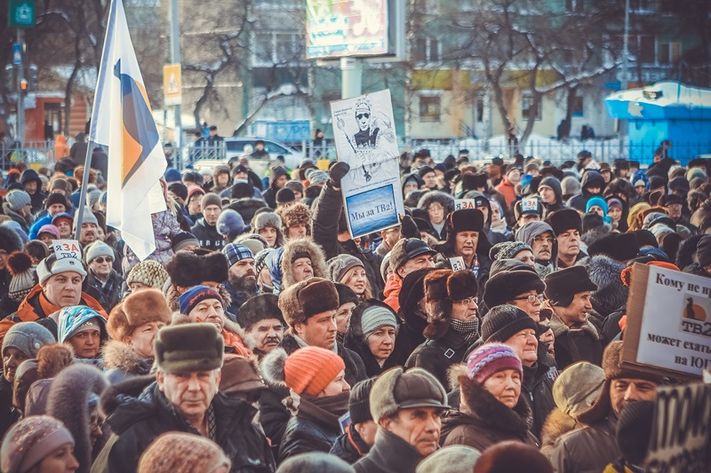 Митинг ТВ-2 1 февраля 