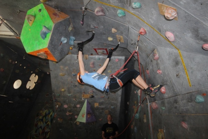 Чемпионат и первенство Томской области по ледолазанию