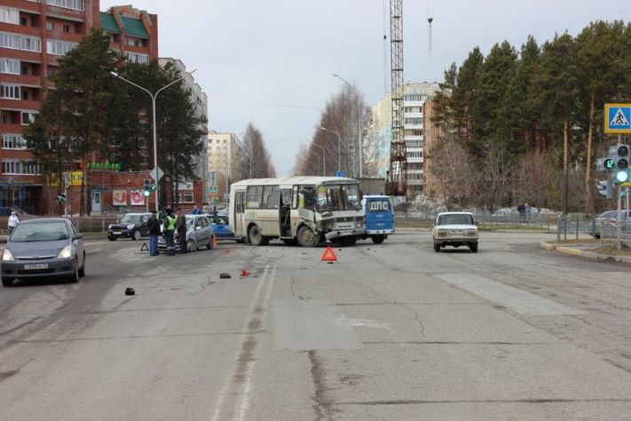 ДТП маршрутка Северск