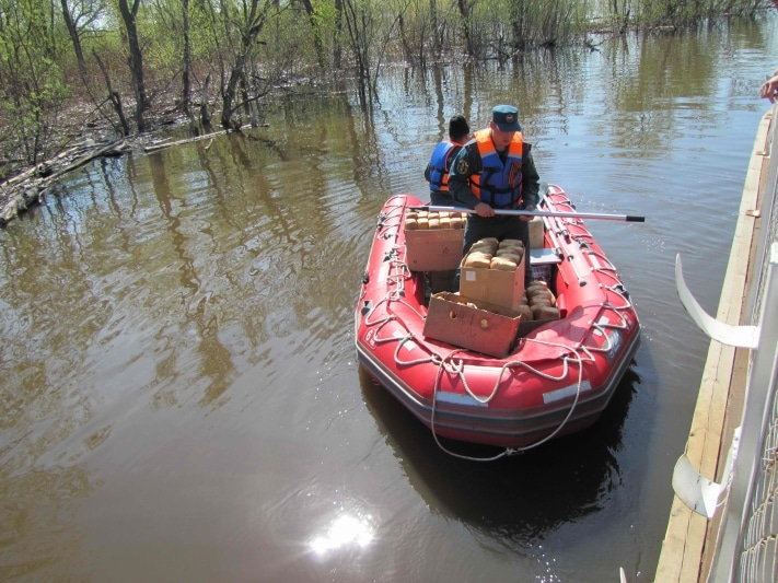 Доставка подтопленным