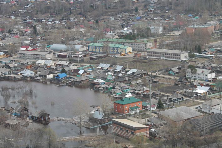 Облет паводок МЧС май