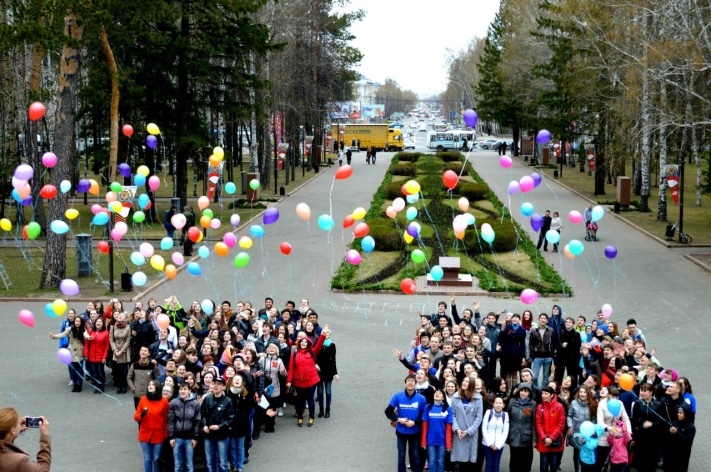 Спасибо ТГУ Флешмоб День Победы