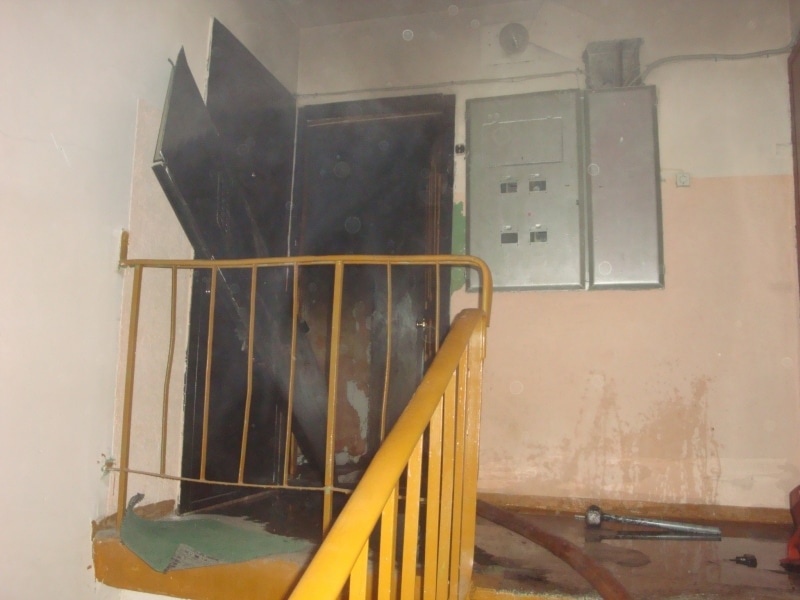 Пожар 5 человек спасли