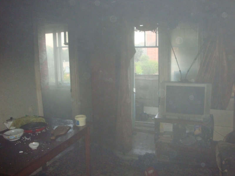 Пожар 5 человек спасли