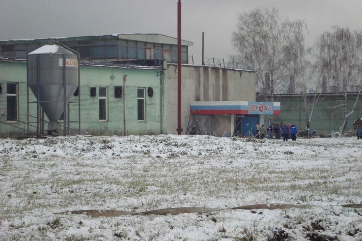 Пожар на свинокомплексе