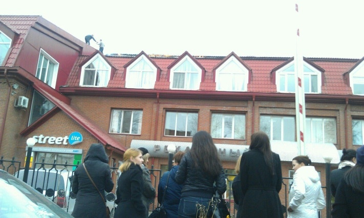 Пожар в здании рекламного дайджеста