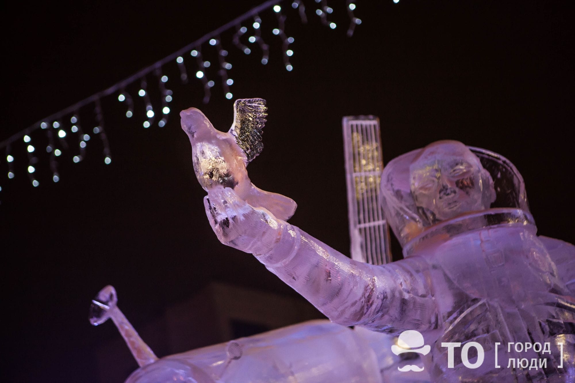 Ново-Cоборная, Новый год ❄, Томские новости, ледовые скульптуры новособорная Томичей просят бережно относиться к ледовым скульптурам на Ново-Соборной