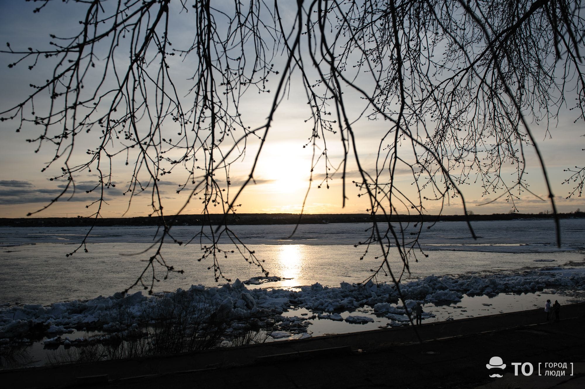 Паводок, Томские новости, ледоход на Томи прошел паводковая обстановка лед затопило Томь вскрылась до устья
