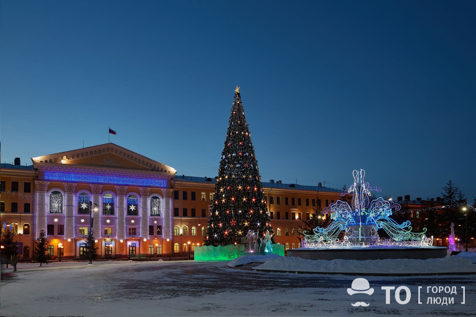 Новый год ❄, Томские новости, ледовые городки новый год новости интересное куда сходить в томске В Томске убирают центральные новогодние ёлки